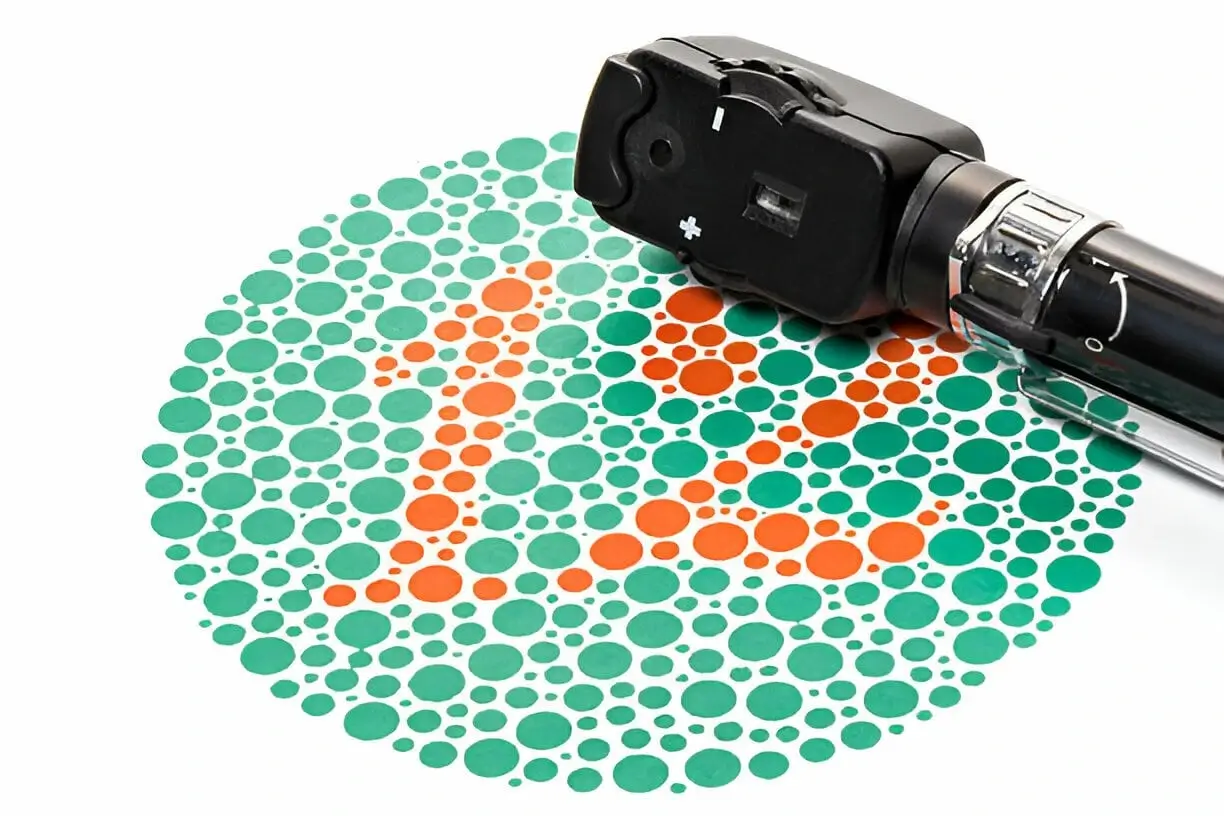 Ishihara test image